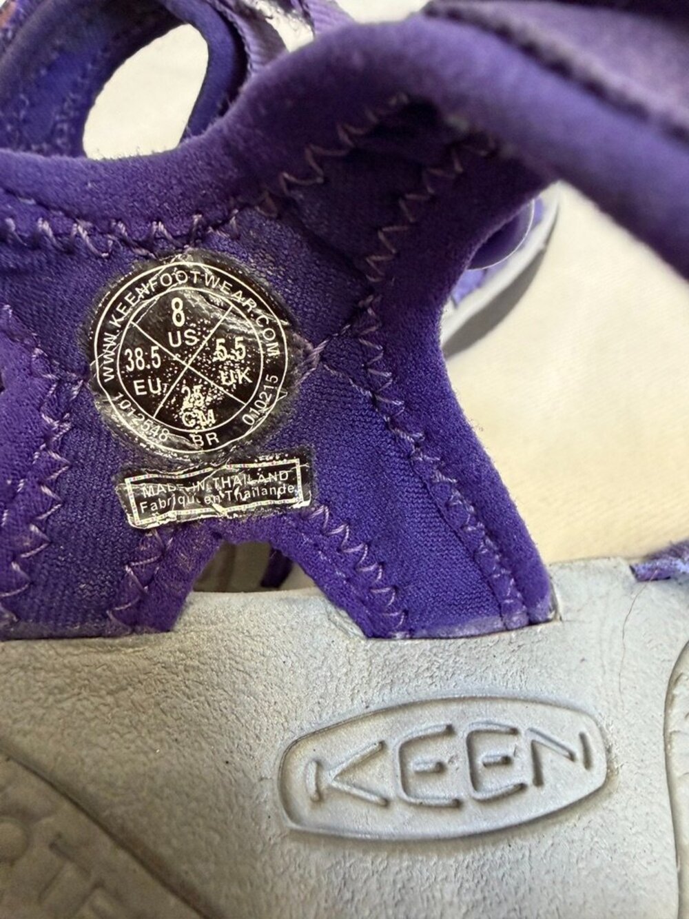 KEEN Rose Waterproof Sport Hiking Sandals Purple Women's Size 8 - Picture 5 of 6